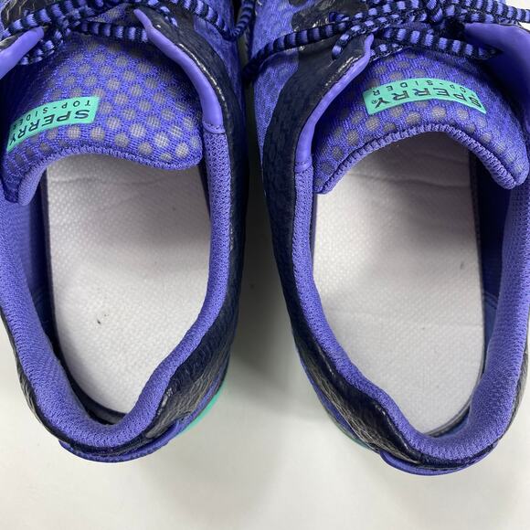 Sperry Top Sider PT Breeze Shoes Oxford Lace Up Black Iris Rare HTF Womens Sz 10 - Picture 8 of 12